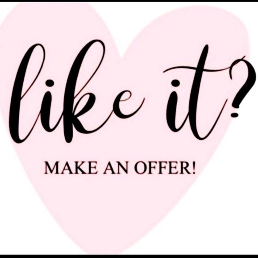 Reasonable offers will be accepted!